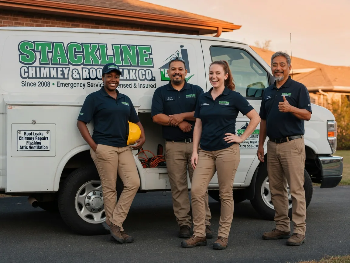 Chimney flashing repair company in Shiner, TX